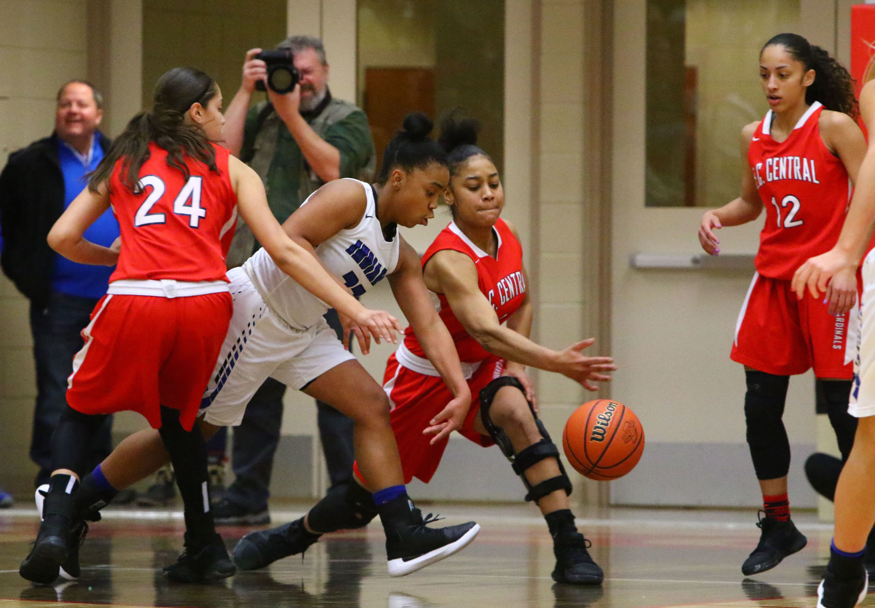 Gallery: Girls Basketball Sectional Finals - E.C. Central vs. Lake Central